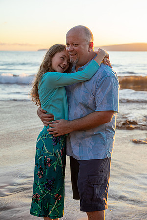 father and daughter candid portrait by Madelynne Lorraine Photography