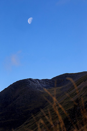 Moon Over Glen Coe